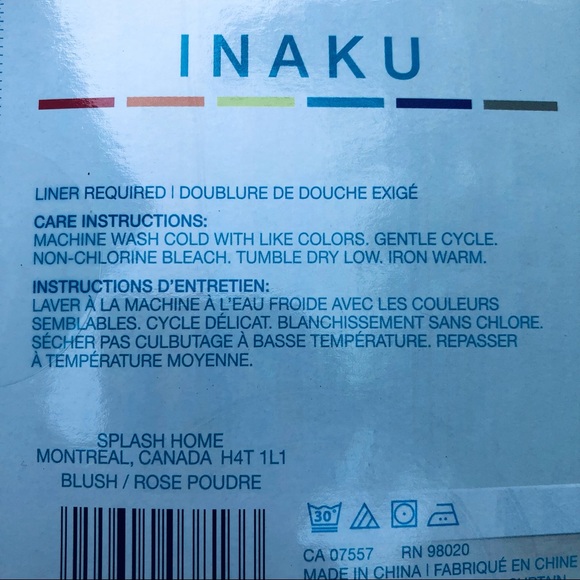 🧡🧡🧡 Tranquil Peach Floral Shower Curtain 🧡🧡🧡 - Picture 8 of 8